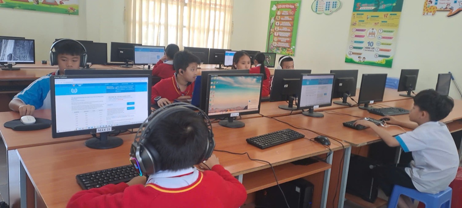 TRƯỜNG TIỂU HỌC PHÚ SƠN TỔ CHỨC CUỘC THI IOE CẤP XÃ NĂM HỌC 2025 – 2026